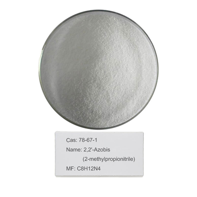 CAS 78-67-1 2,2'-Azobis(2-Methylpropionitrile) AIBN Azo दो अलग-अलग नाइट्राइल कार्बनिक पेरोक्साइड आरंभकर्ता
