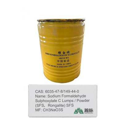 रोंगालाइट/एसएफएस सोडियम फॉर्मलडेहाइड सल्फोक्सीलेट CAS 6035-47-8,149-44-0 औद्योगिक उपयोग के लिए उच्च शुद्धता वाले घटाव एजेंट