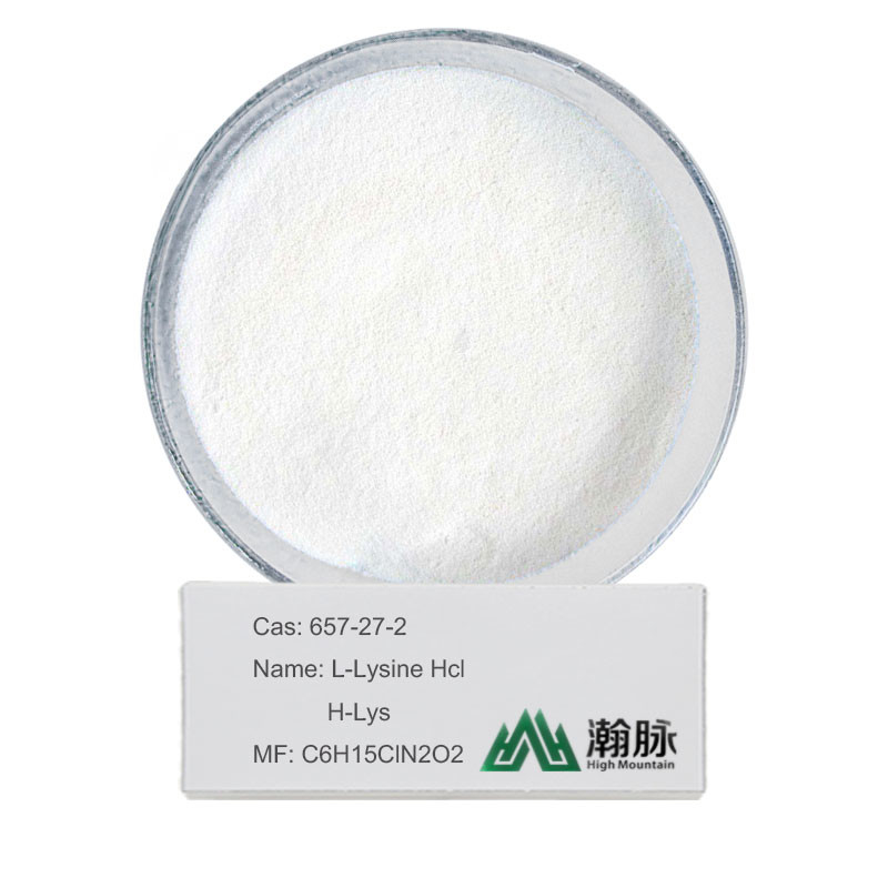 L-Lysine Hcl CAS 657-27-2 C6H15ClN2O2 H-Lys Lysine हाइड्रोक्लोराइड