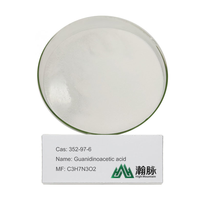 Guanidinoacetic एसिड CAS 352-97-6 C3H7N3O2 ग्लाइकोसायमाइन खाद्य योजक