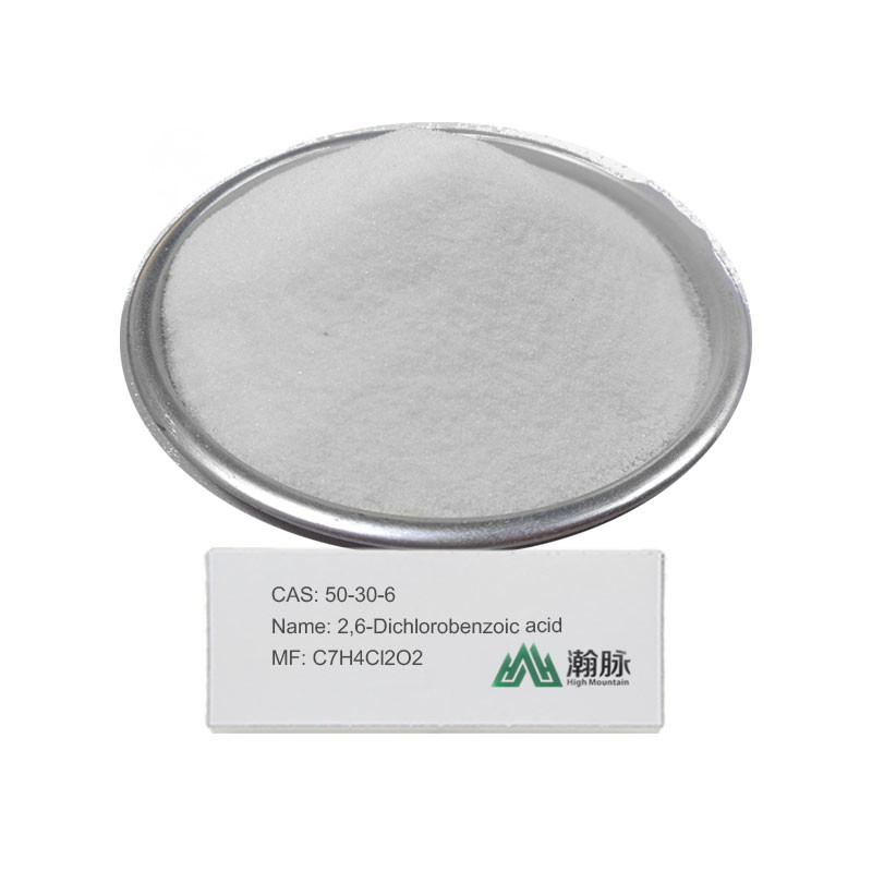 उद्योग रासायनिक मध्यवर्ती पदार्थ 2,6-डिक्लोरोबेंजोइक एसिड CAS 50-30-6 C7H4Cl2O2