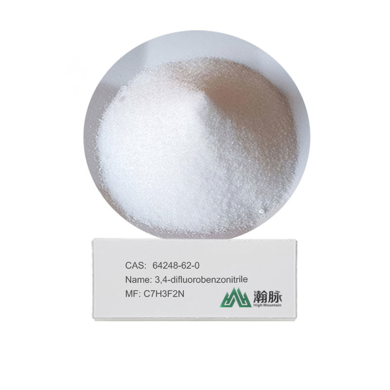 CAS 64248-62-0 3,4-डिफ्लोरोबेंजोनिट्राइल C7H3F2N रासायनिक मध्यवर्ती उद्योग में प्रयुक्त