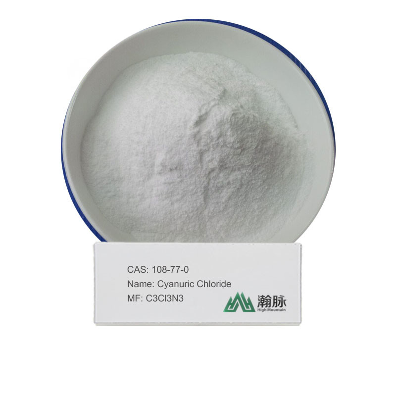 साइनुरिक क्लोराइड CAS 108-77-0 C3Cl3N3 3-क्लोरोपीवालिक क्लोराइड पैराक्वाट एट्राज़िन ग्लियासेटोनोफोसेट