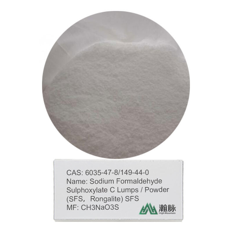 सोडियम फॉर्मल्डेहाइड सल्फोक्सीलेट (CAS 149-44-0) / रोंगालाइट (CAS 6035-47-8) कपड़ा और कागज उद्योग के लिए एसएफएस रसायन