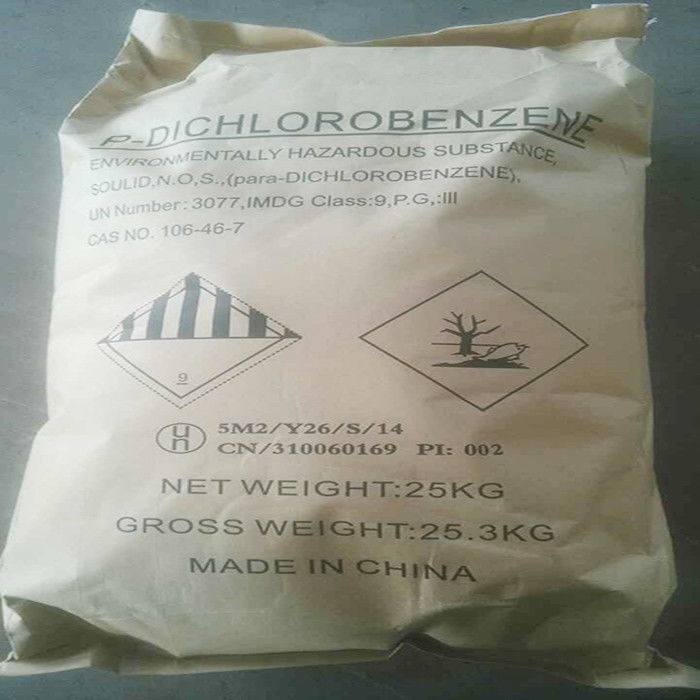 C6H4Cl2 Para Dichlorobenzene CAS 106-46-7 डिओडोरराइजर निर्माण के लिए औद्योगिक ग्रेड ठोस