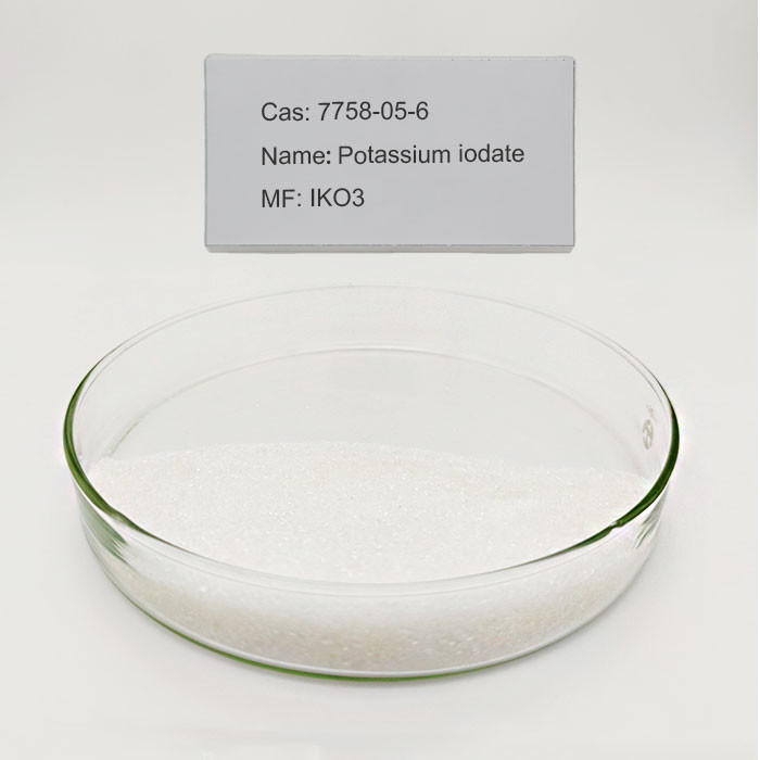 IKO3 CAS 7758-05-6 पोटेशियम आयोडेट पाउडर पदार्थ योजक