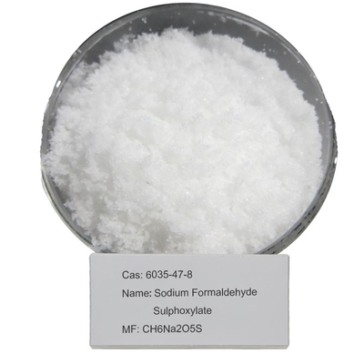 एंटीऑक्सिडेंट सोडियम फॉर्मलाडेहाइड सल्फ़ॉक्सिलेट सीएएस 6035-47-8 दबाव स्थिर